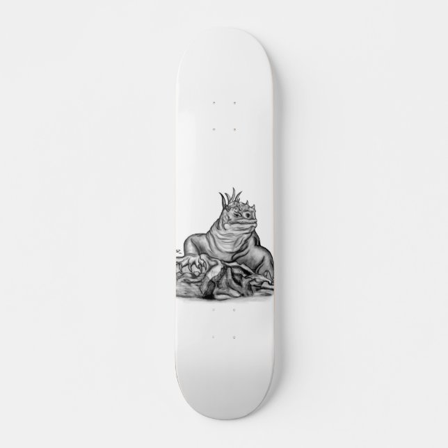 Dragon vid Sten Skateboard Bräda 21,5 Cm (Framsida)
