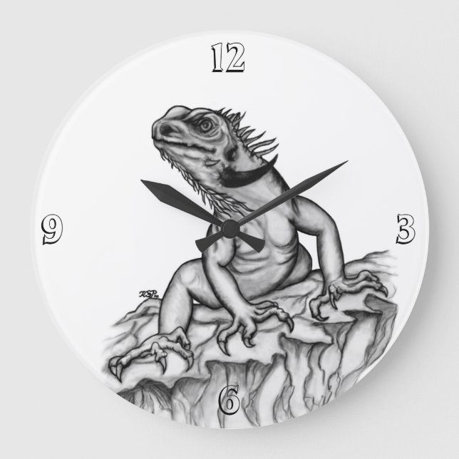 Dragon vid Sten Stor Klocka (Framsida)