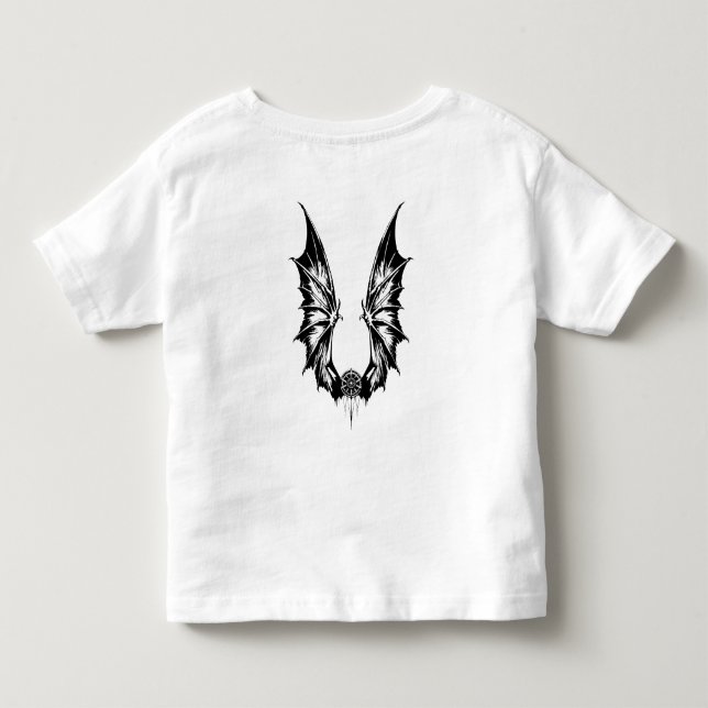 Dragon vingar t shirt (Baksida)