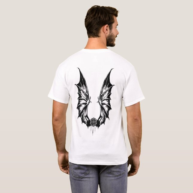 Dragon vingar t shirt (Hel baksida)