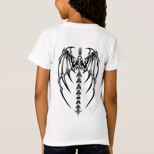 Dragon vingar t shirt (Baksida)