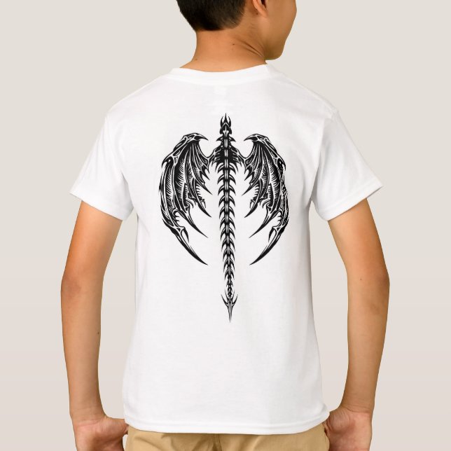 Dragon vingar t shirt (Baksida)