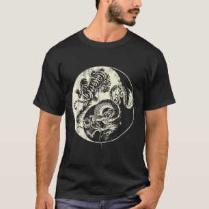 Dragon Vs Tiger Tattoo! Yin och Yang Beast Fight T Shirt
