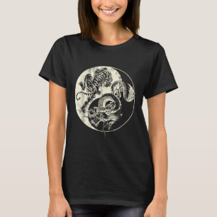 Dragon Vs Tiger Tattoo! Yin och Yang Beast Fight T Shirt