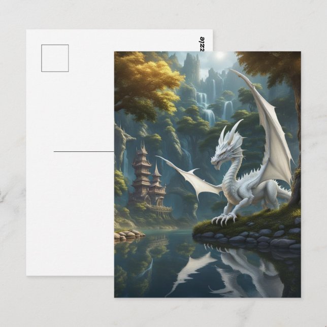 Dragon Vykort (Fram/baksida)