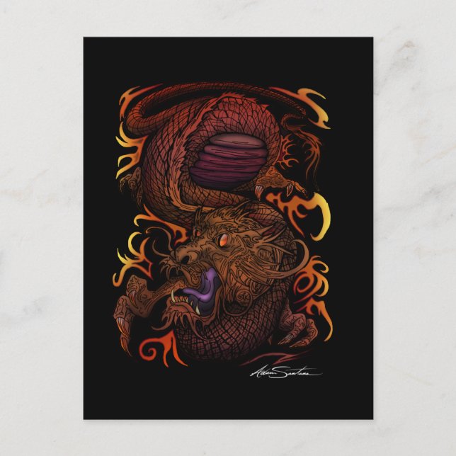 Dragon Vykort (Framsida)