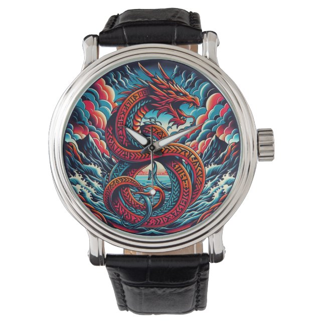 Dragon watch armbandsur (Framsida)
