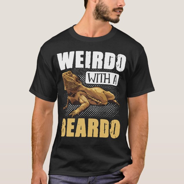 Dragon Weirdo med boardreptiler T Shirt (Framsida)