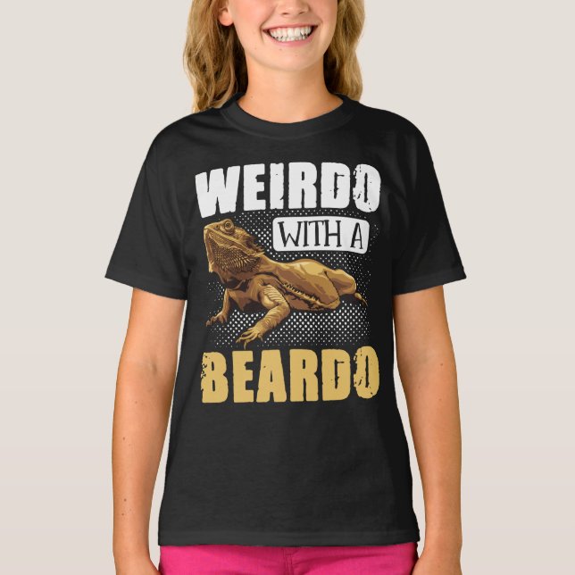 Dragon Weirdo med boardreptiler T Shirt (Framsida)