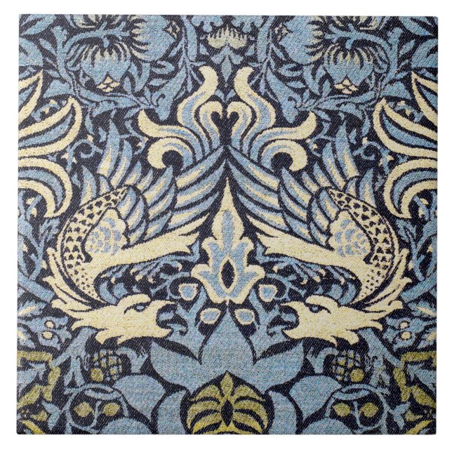 Dragon, William Morris Kakelplatta (Framsidan)