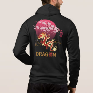 Dragon with Cherry Blommar T Shirt