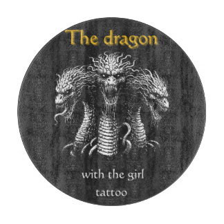 Dragon with Girl Tattoo - Funny Mörk