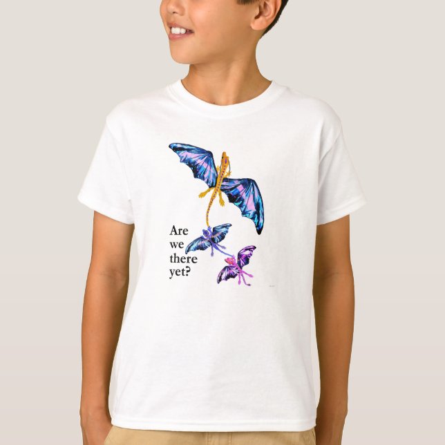 Dragon with Two Kids Tee (Framsida)