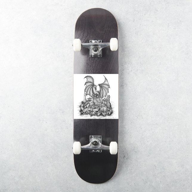 Dragon with Zombie Klistermärken (Skateboard)