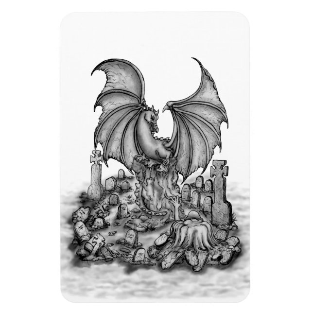 Dragon with Zombie Magnet (Vertikal)