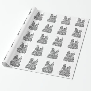 Dragon with Zombie Presentpapper