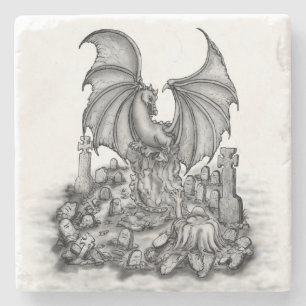Dragon with Zombie Stenunderlägg