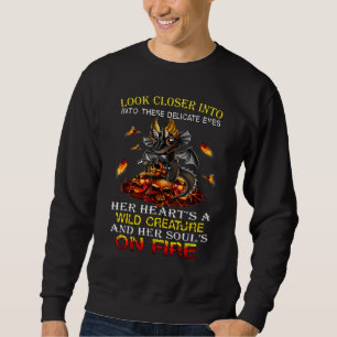 Dragon Womens Vild Creature Soul's On Fire Lång Ärmad Tröja