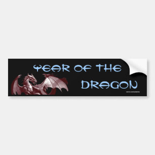 Dragon "Year of the Dragon" Fantasy Bildekal