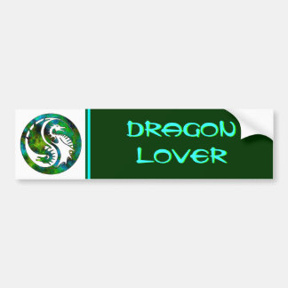 Dragon Yin Yang Bildekal