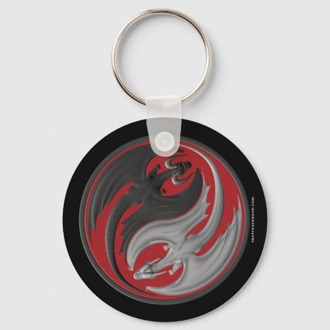 Dragon Yin-Yang Nyckelring (Framsida)