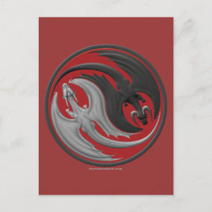 Dragon Yin-Yang Vykort