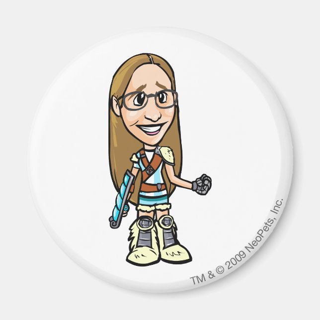 Dragona Terror Mountain Staff Player Magnet (Framsidan)