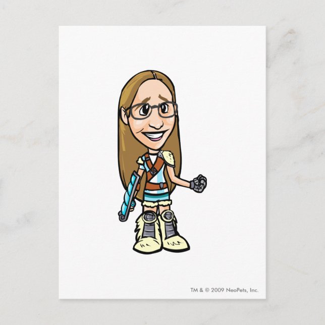 Dragona Terror Mountain Staff Player Vykort (Framsida)