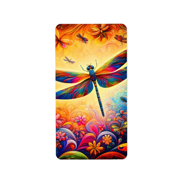 Dragonairs resa adressetikett (Framsidan)