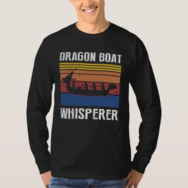 Dragonboating Theme for Dragon Boat Paddling  18 T Shirt (Framsida)