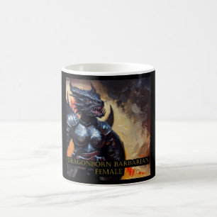 Dragonborn Barbarian Female Kaffemugg