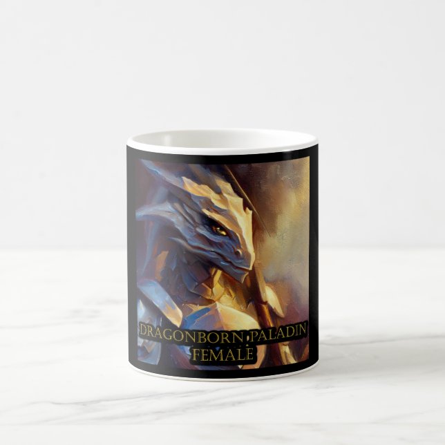 Dragonborn Paladin Female Kaffemugg (Center)
