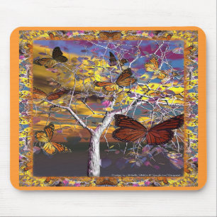 Dragoncat Butterfly Fantasy Mousepad Musmatta