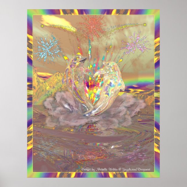 Dragoncat Dolphin Dance Poster (Framsidan)