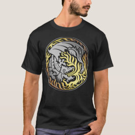 DragonCirkel - Chrome och Guld T Shirt