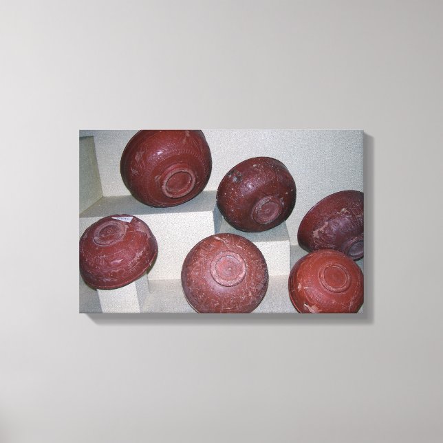 Dragondorff kopp, c.150 BC (lergods) Canvastryck (Framsida)