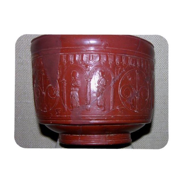 Dragondorff kopp, från Graufesenque, c.150 BC (ter Magnet (Horisontell)