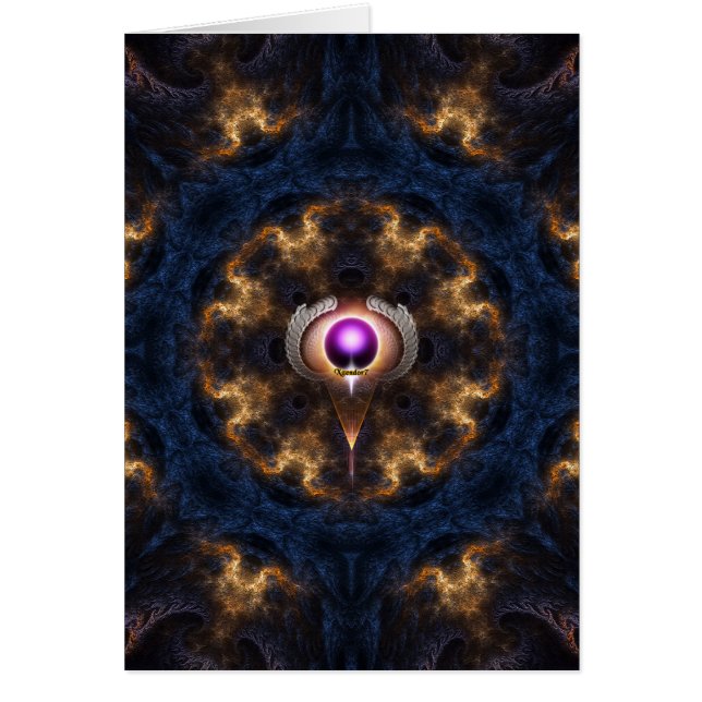 Dragoner Ring vid brand Hälsningskort (Framsidan)