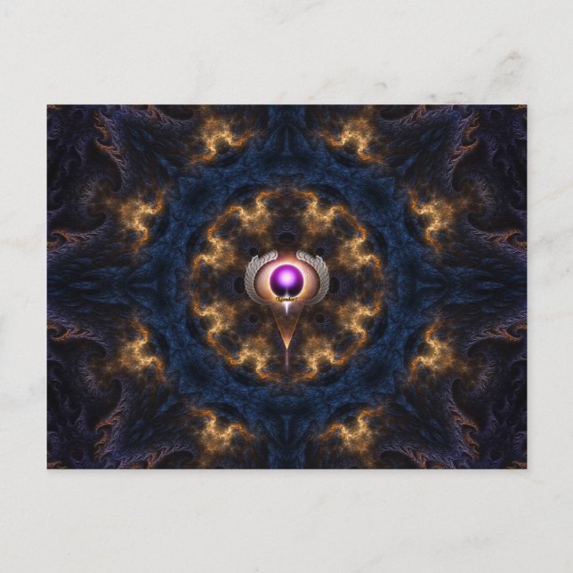 Dragoner Ring vid brand Vykort (Framsida)