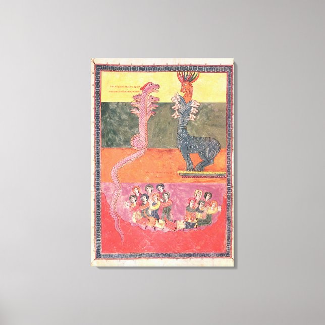 Dragonerna från Girona Beatus Canvastryck (Framsida)