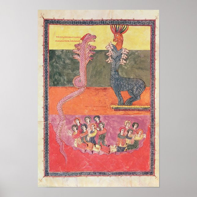 Dragonerna från Girona Beatus Poster (Framsidan)