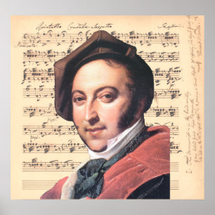 Dragonetti ~ Gioachino Rossini w/Lakan Music Back Poster