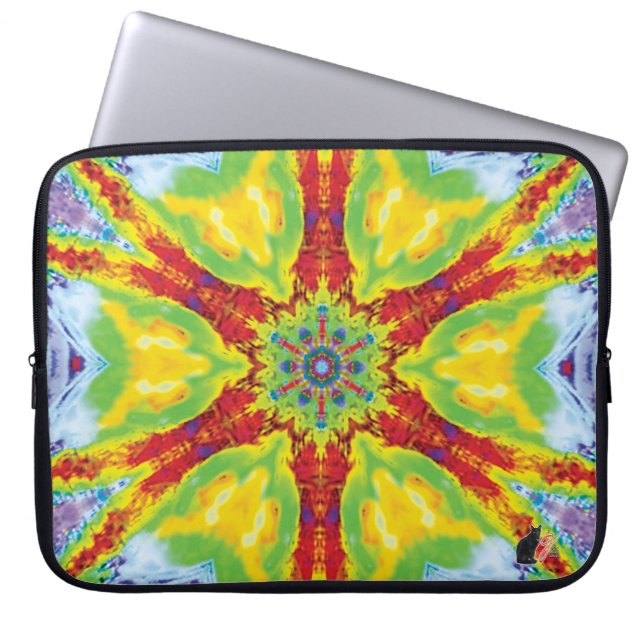 Dragoneye Kaleidoscope Laptop sleeve (Framsidan)