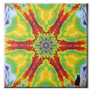 Dragoneye Kaleidoscope Tile Kakelplatta