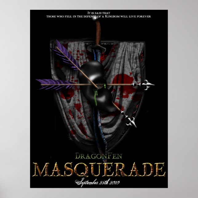 DragonFen MasqueraPoster Poster (Framsidan)