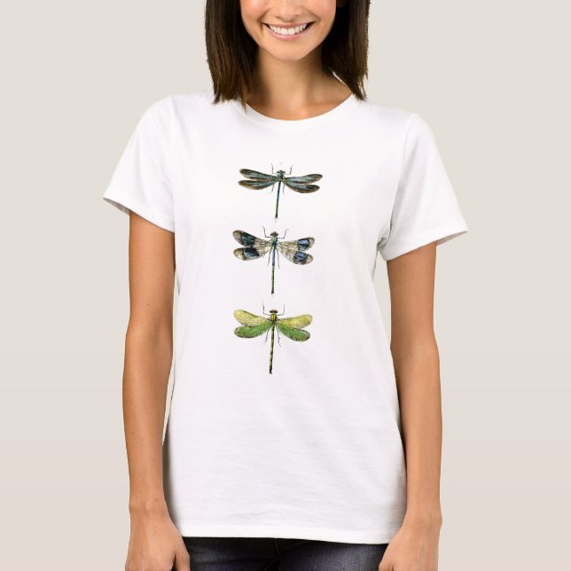 Dragonfiler Skriv ut 3 Tee Shirt (Framsida)