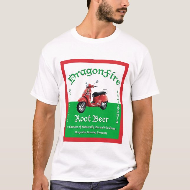 DragonFire läskedryck smaksatt med Tee Shirt (Framsida)