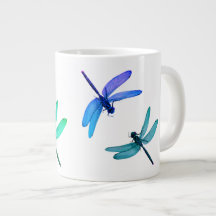 Dragonflies 20oz Giant Coffee Mugg
