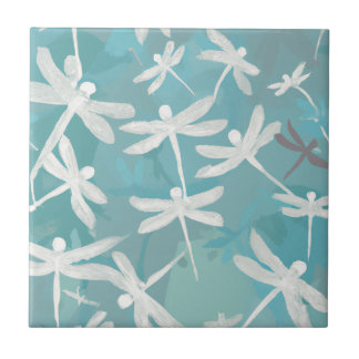 Dragonflies Ceramic Tile Kakelplatta