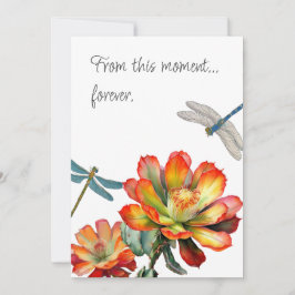 Dragonflies Kärlek för bröllopsinbjudan Inbjudningar